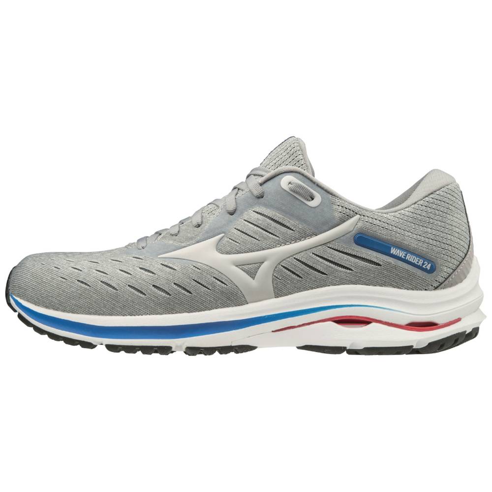 Scarpe Running Mizuno Wave Rider 24 Uomo - Grigie - 38275-QABL